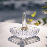 Lismore Square Ringholder 7.7cm 3in